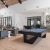 Clubhouse with space for entertaining, lounge seating and a pool table